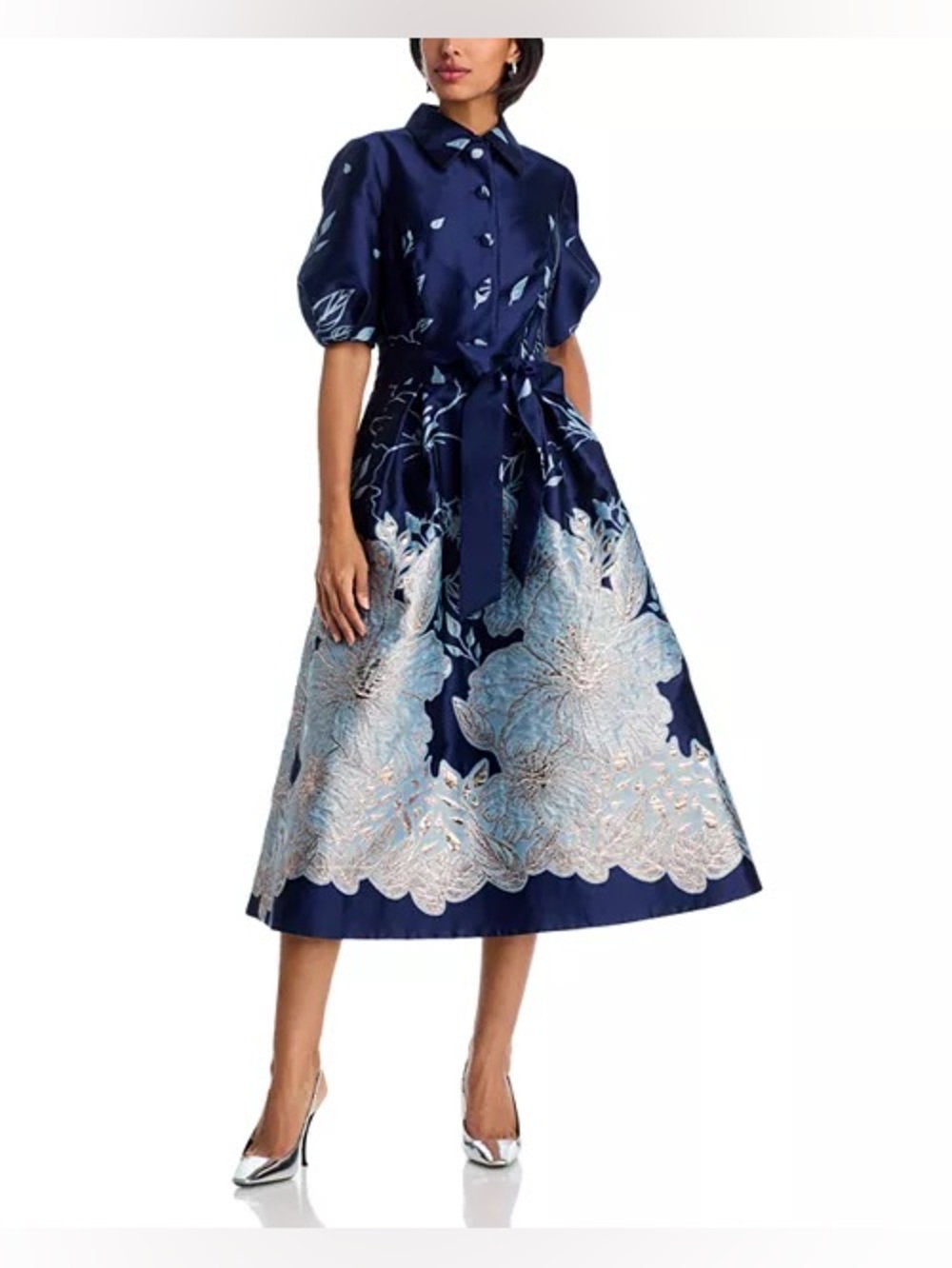 Teri Jon by Rickie Freeman
Jacquard Midi Dress